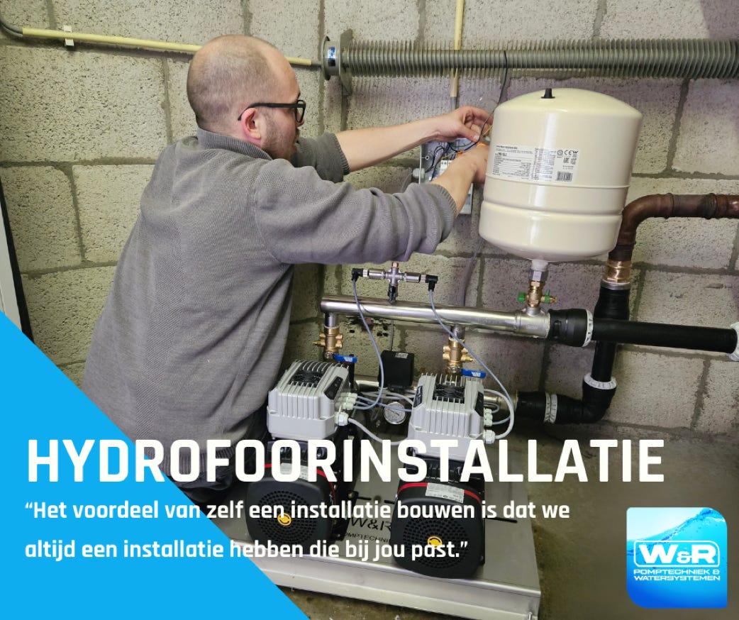 Hydrofoorinstallatie